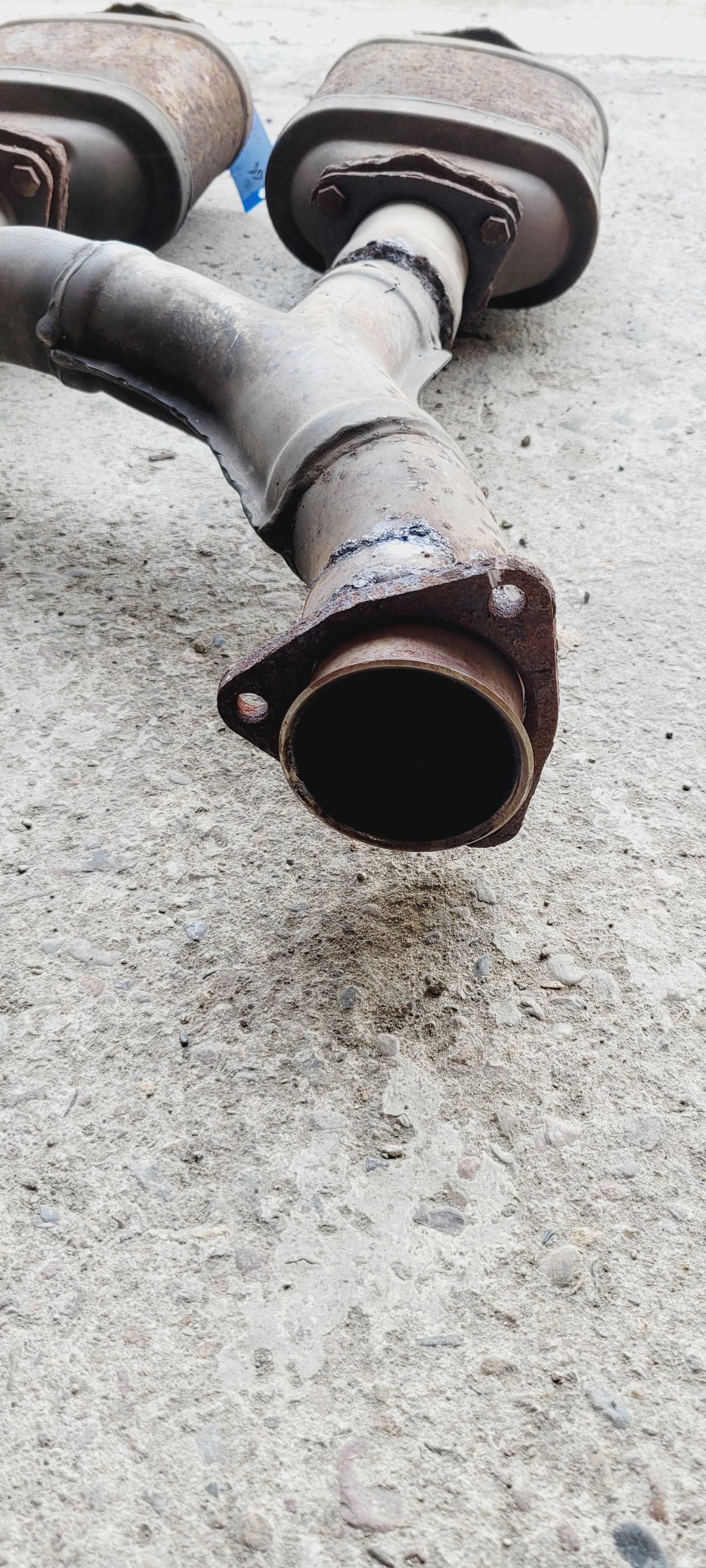 Gebrauchte Original-Katalysatoren Audi S2 3B, mit Y-Stück