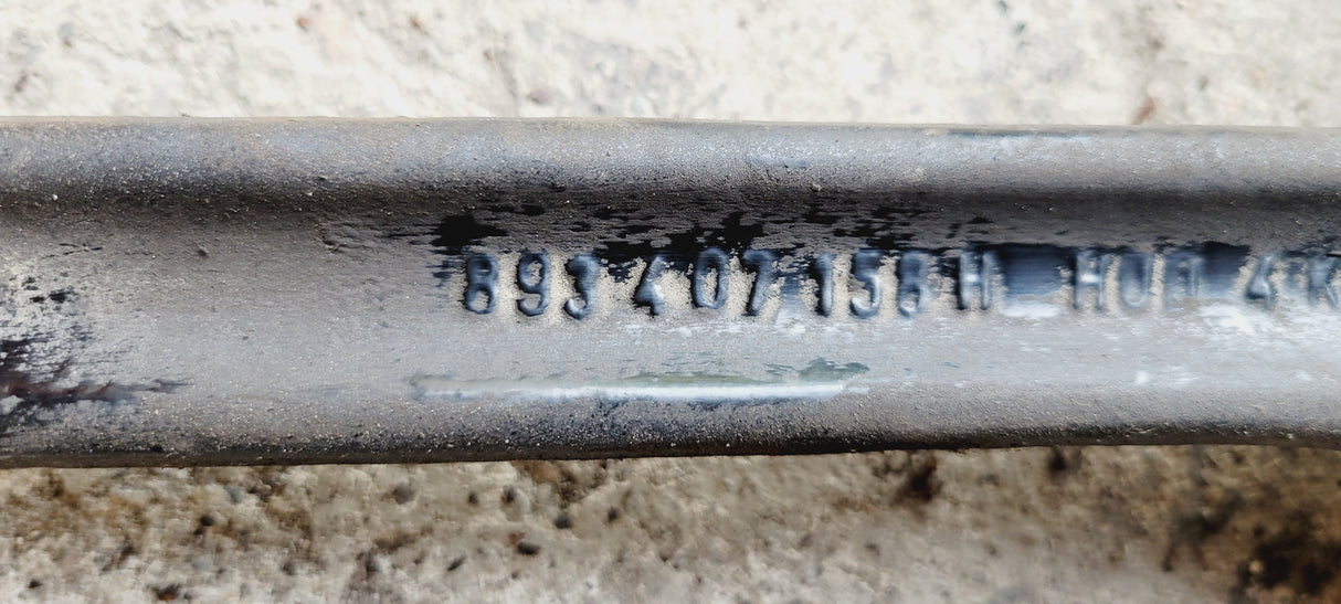 Set of used Audi RS2 wishbones, including PU bearings 893407157H + 893407158H