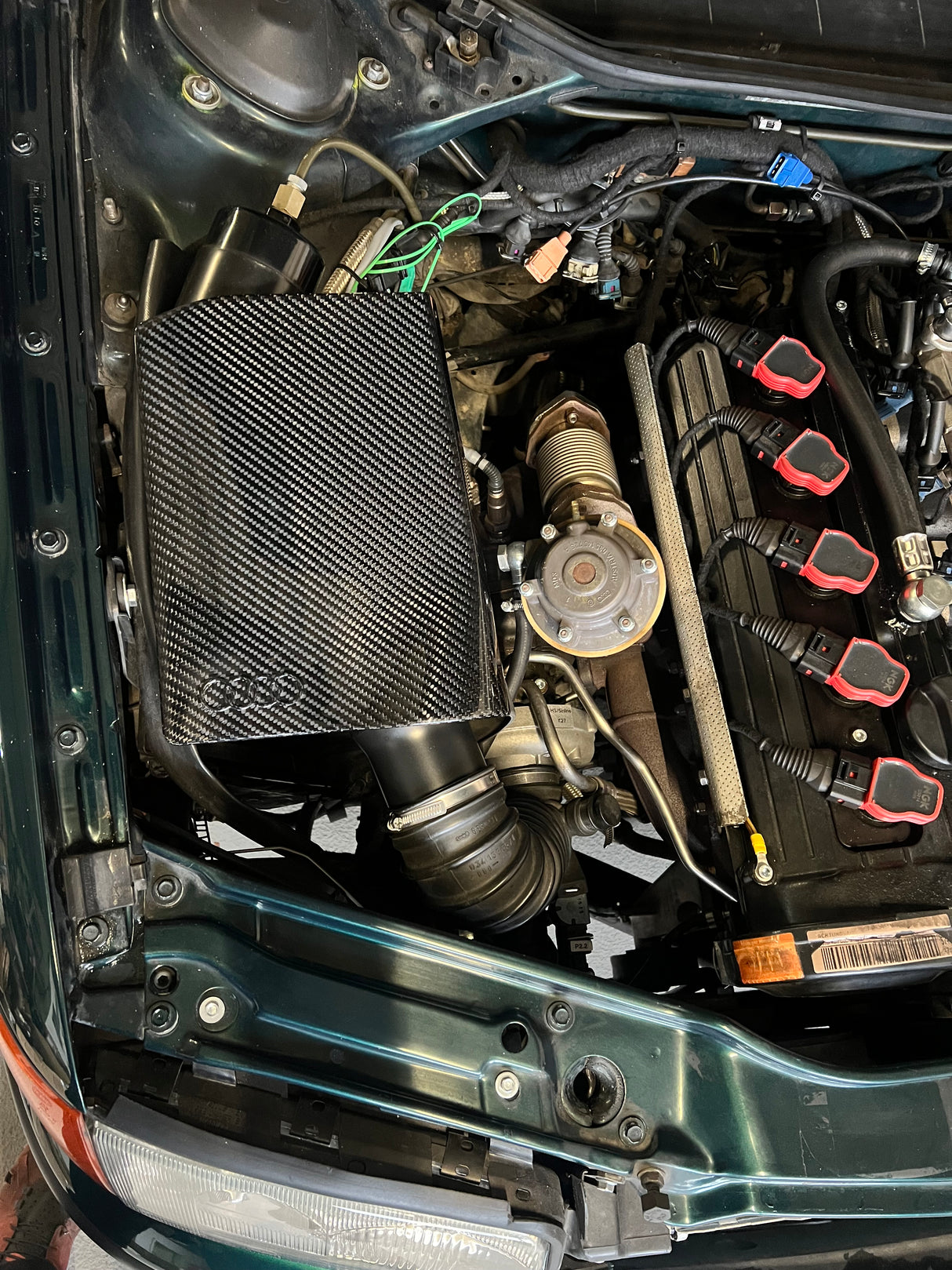 Luftfilterkastenabdeckung Nachbau Carbon Audi S4 S6 C4 AAN Abdeckung