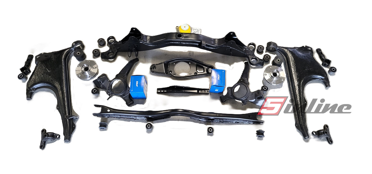 Komplett überholte Hinterachse für Audi 100 S4 / A6 S6 (Turbo), 100 / 200 20V T44 C3, V8 D11