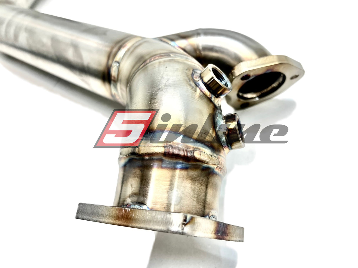 Y-pipe / downpipe Audi S2 / RS2 / S4 / S6 / 200 20V 76mm incl. V-band for OEM /RS2 manifold