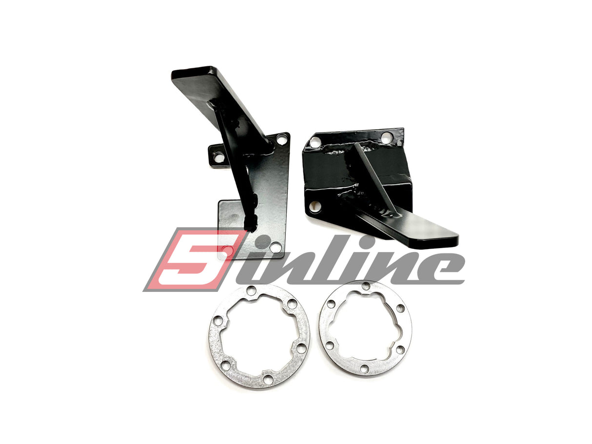 Getriebehalter / Adapterringe Audi 200 20V für Umbau auf 01E Getriebe (6-Gang und 5-Gang)