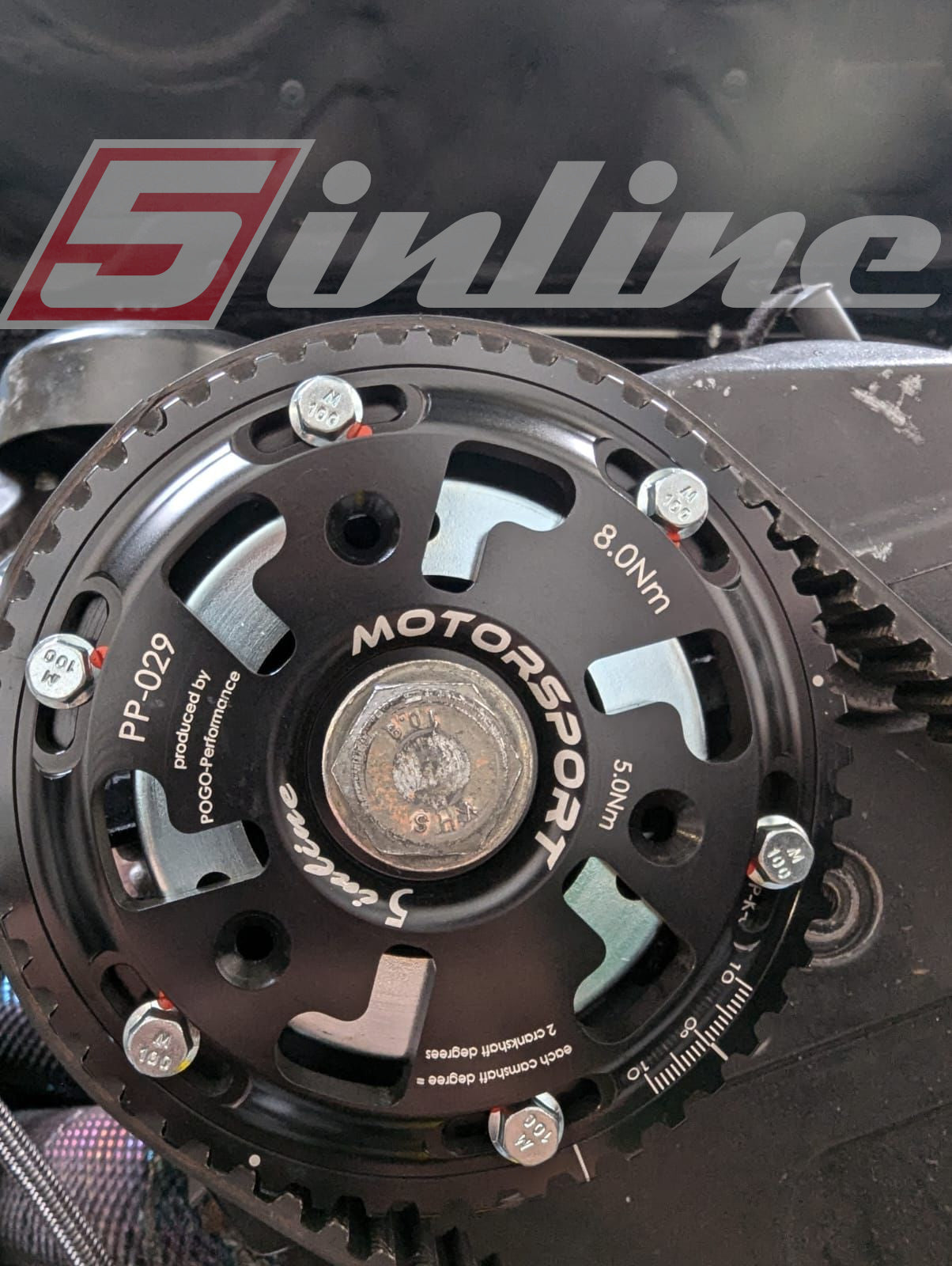 Adjustable camshaft gear 20V Turbo 5inline Motorsport