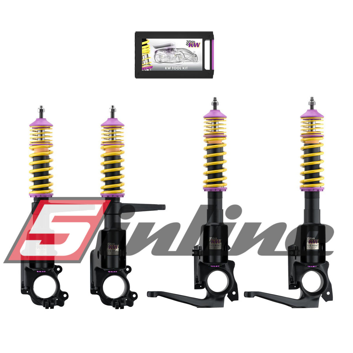 Gewindefahrwerk KW V3 Audi Urquattro 10V / 20V (Federbeine im Tausch) Standard
