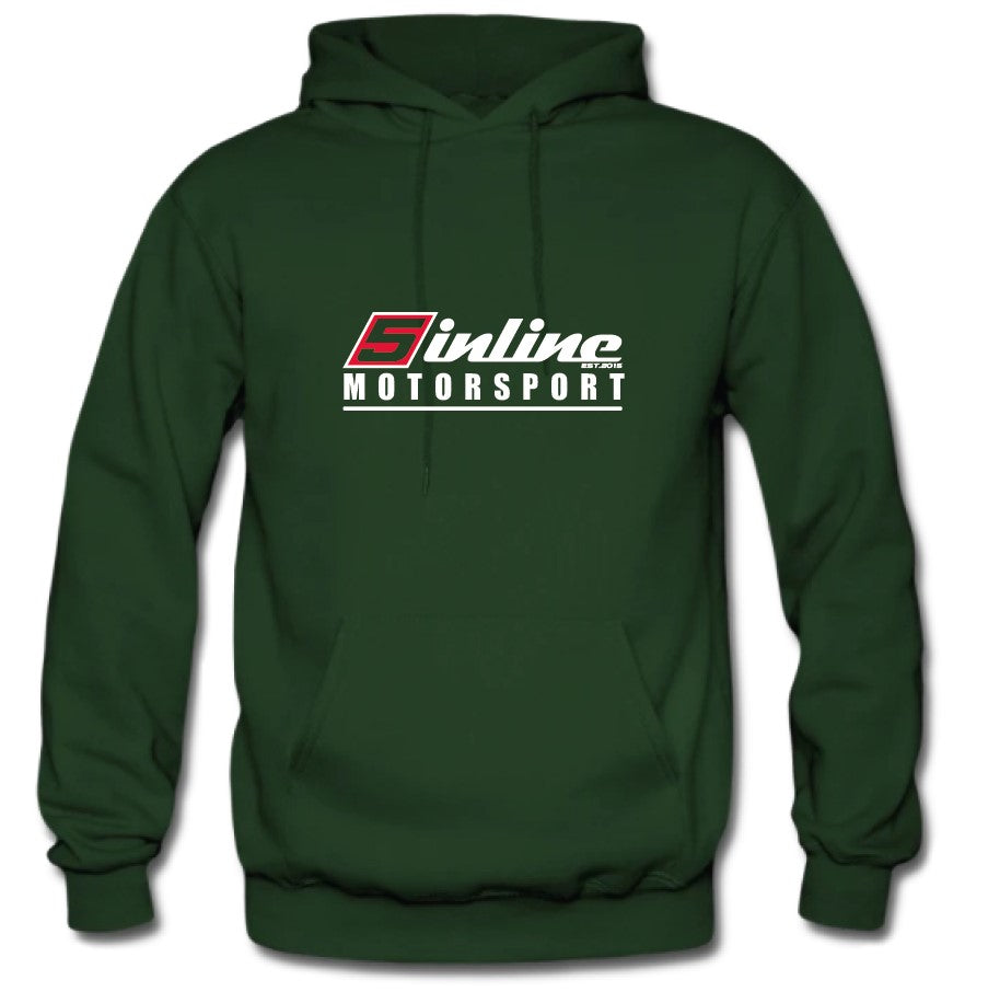MEN's WEAR Hoodie 5inline Motorsport grün "Projekt S1 E2"