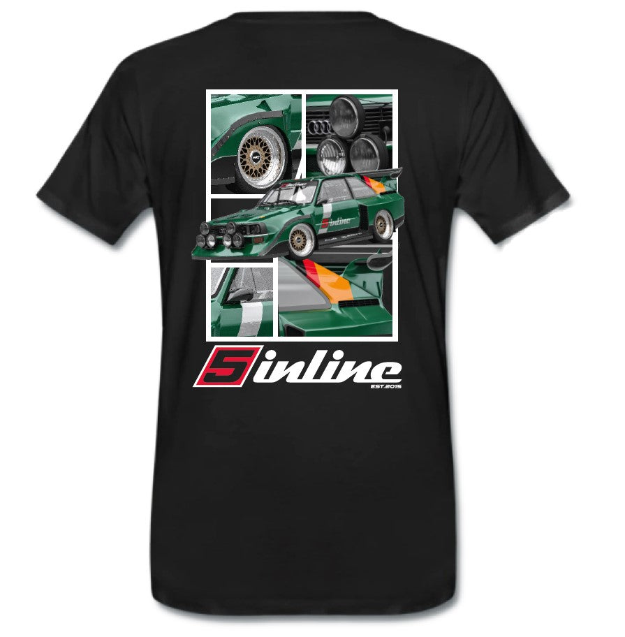 MEN'S WEAR T-Shirt 5inline Motorsport Schwarz "PROJEKT S1 E2"
