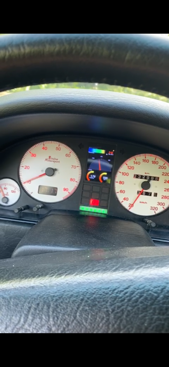 CAN-Checked-Display Umbau für Audi S2