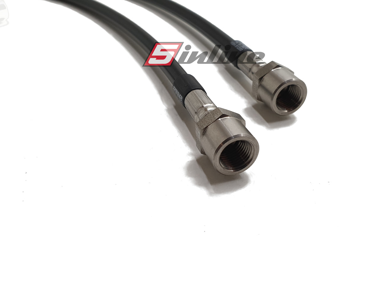 Stahlflex-Bremsleitungssatz 4-teilig für Audi 100/200 C4 Z18 Vorne & hinten - Zulassungsfrei