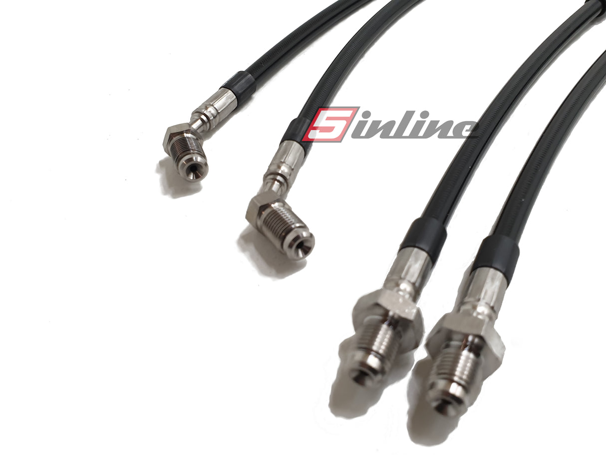 Stahlflex-Bremsleitungssatz 4-teilig für Audi 100/200 C4 Z18 Vorne & hinten - Zulassungsfrei