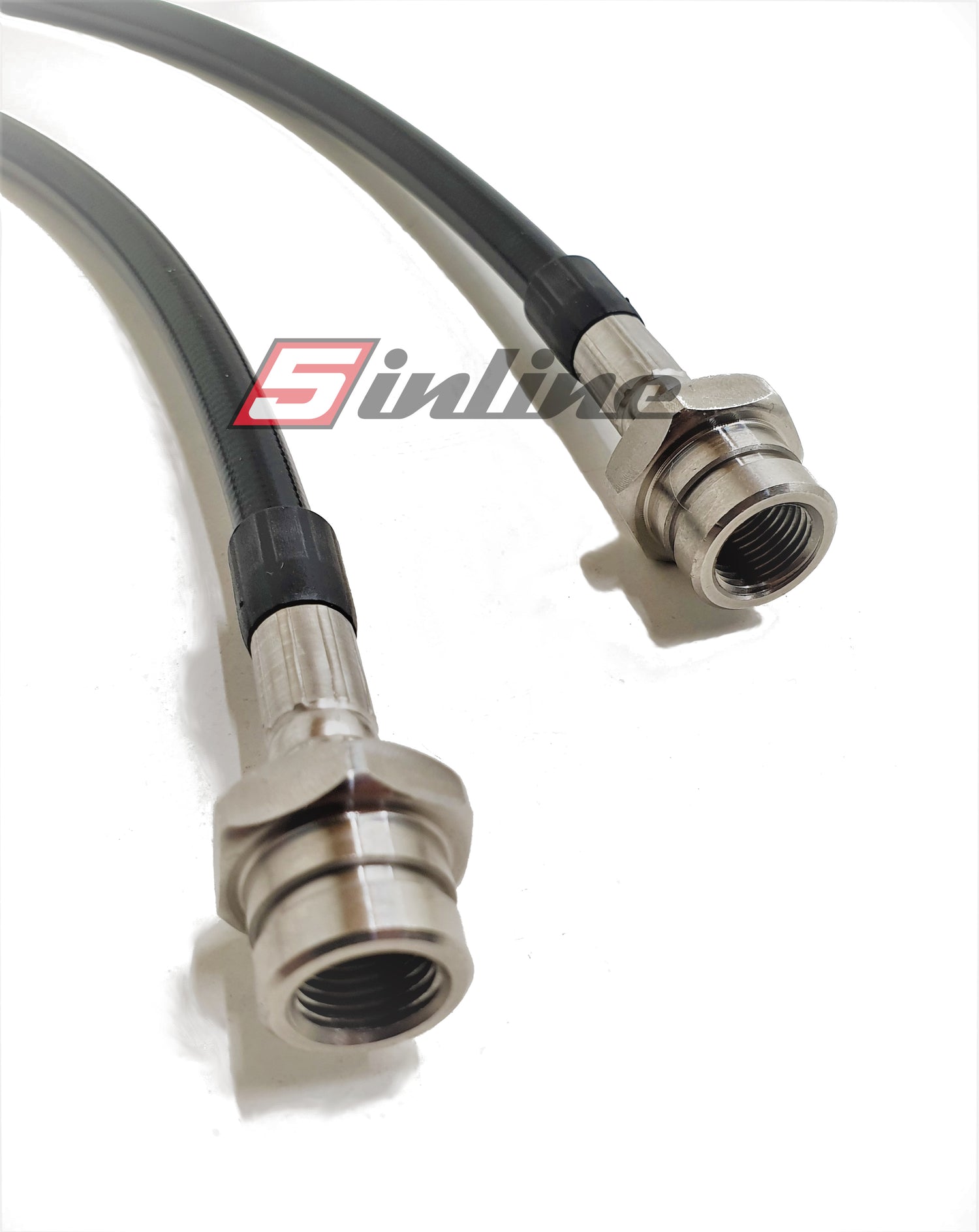 Steel braided brake line set AUDI S2 Coupe conversion kit with 300mm brake disc - approval-free