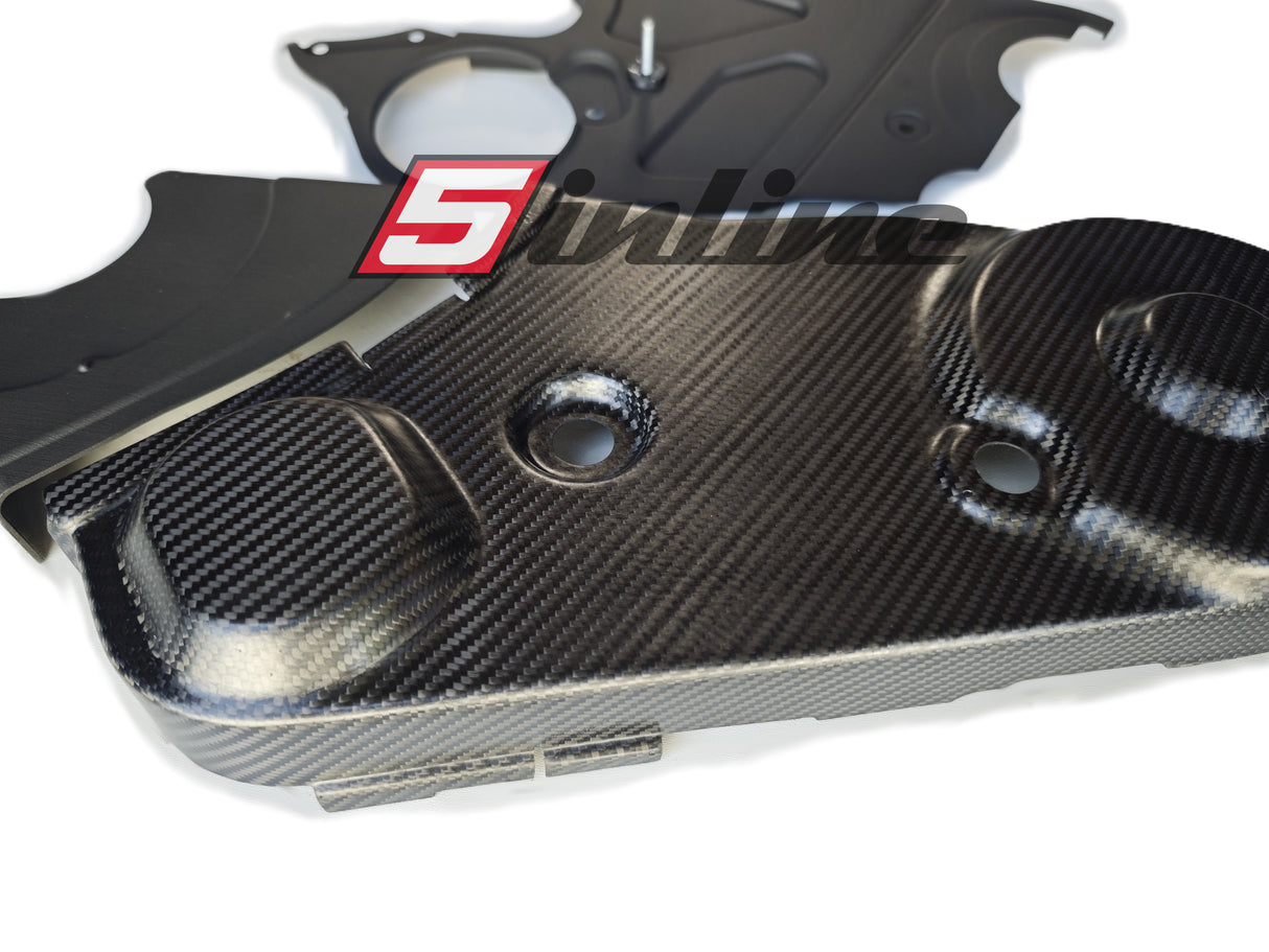 Carbon Zahnriemenabdeckung 3-Teilig für Audi S2 / 200 20V / Urquattro Motorkennbuchstabe: 3B / RR / 7A