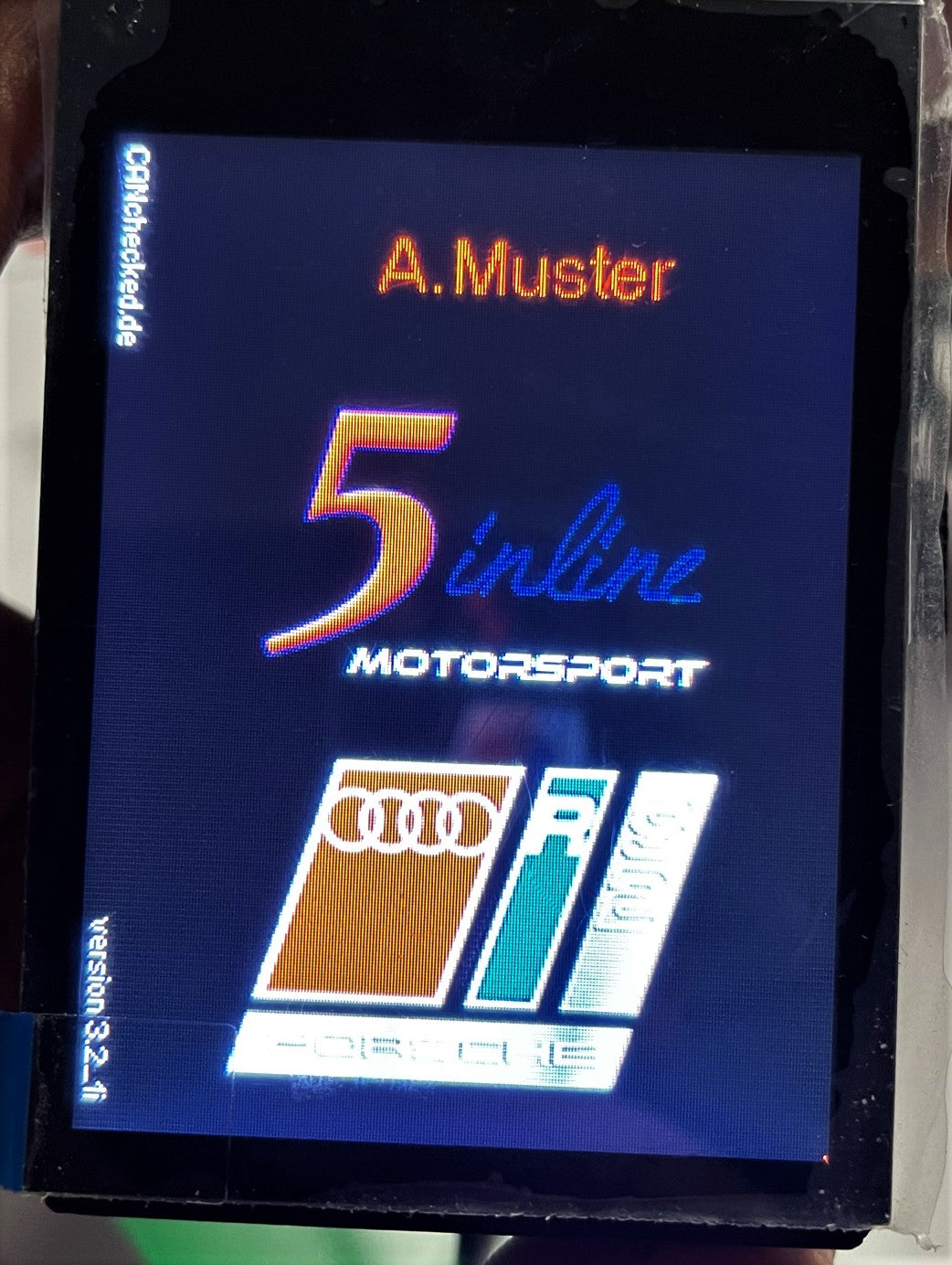 CAN-Checked-Display Umbau für Audi RS2