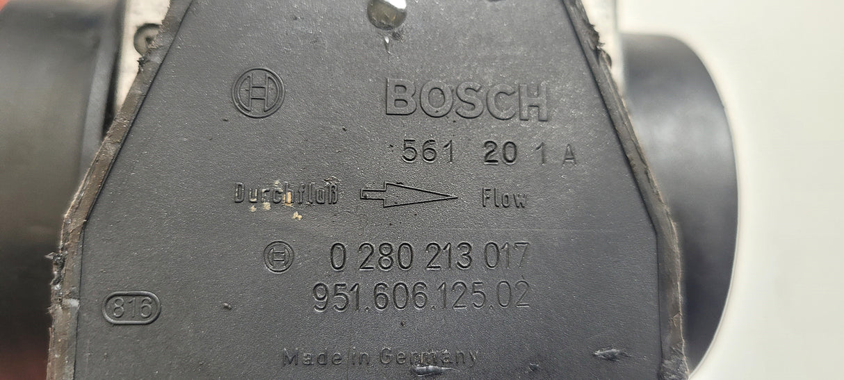 Used BOSCH 0280213 017 air mass meter (MAF)