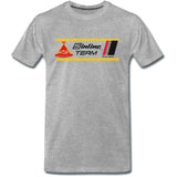 MEN'S WEAR T- Shirt 5inline Motorsport Grau "Racing Design Retro"