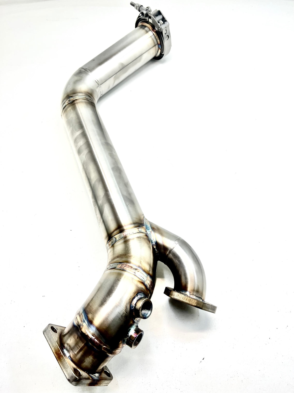 Hosenrohr / Downpipe 3" für Audi S2 / RS2 / S4 / S6 / 200 20V inkl. HJS Motorsportkatalysator WIG geschweißt inkl. gültiger Papiere zur Eintragung beim TÜV