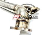 Y-pipe / downpipe Audi S2 / RS2 / S4 / S6 / 200 20V 76mm incl. V-band for OEM /RS2 manifold