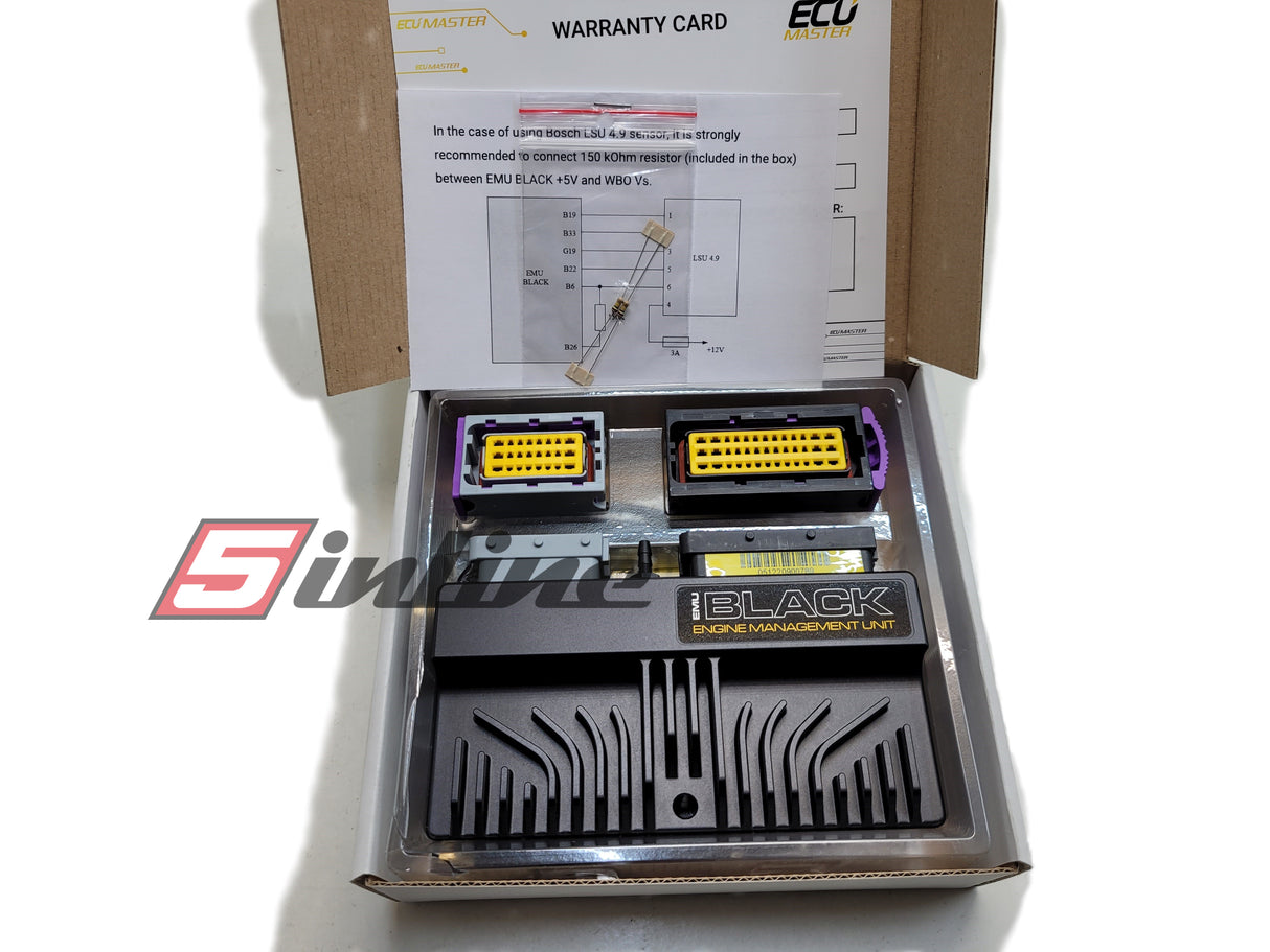Complete tuning kit EMU BLACK with wiring harness, accessories and software for 20V Turbo 5-cylinder