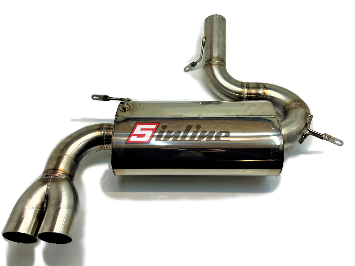 Our stainless steel exhaust system for the Audi S2 Coupe is optimized for sound and dynamic pressure