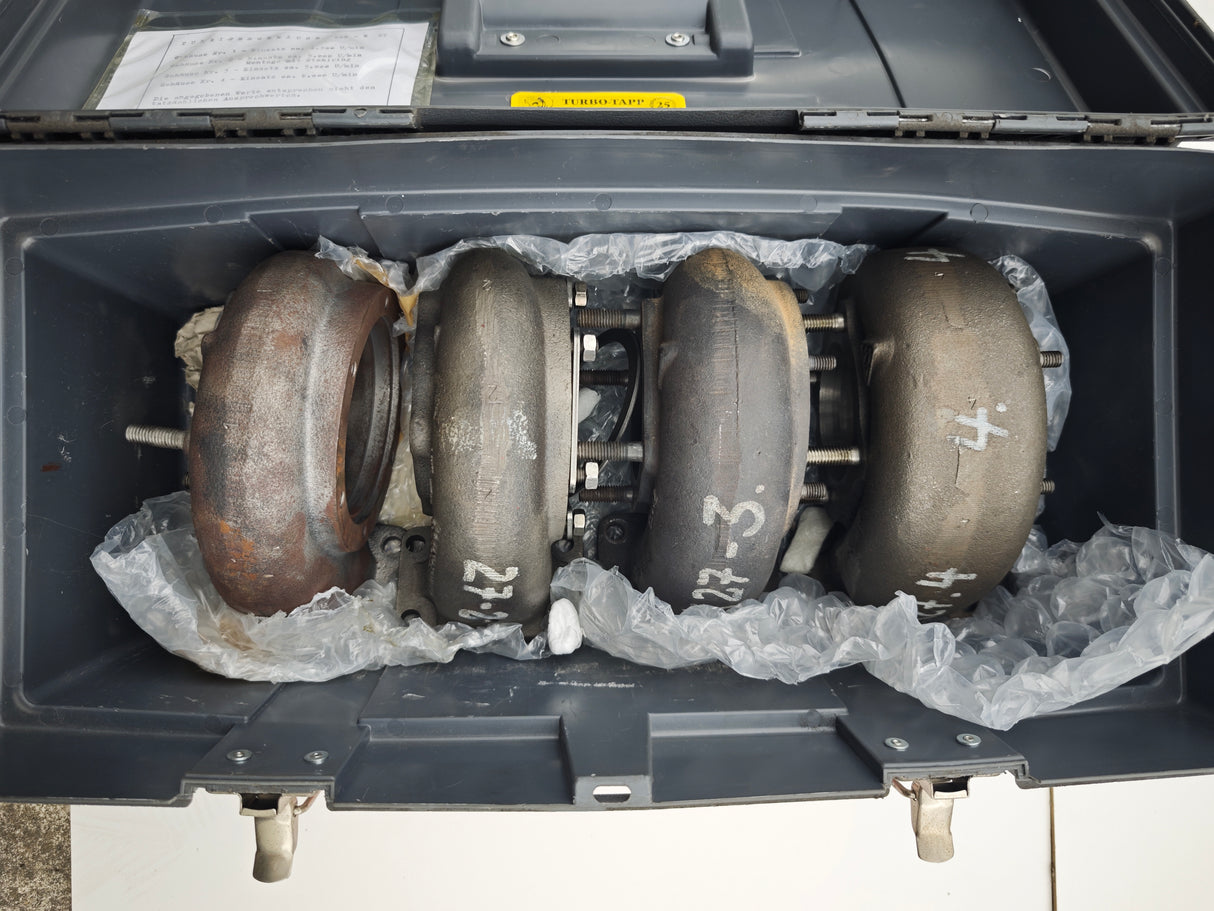 Turbo-Tapp Motorsport Turbolader KKK K27 mit 4 Abgasgehäusen