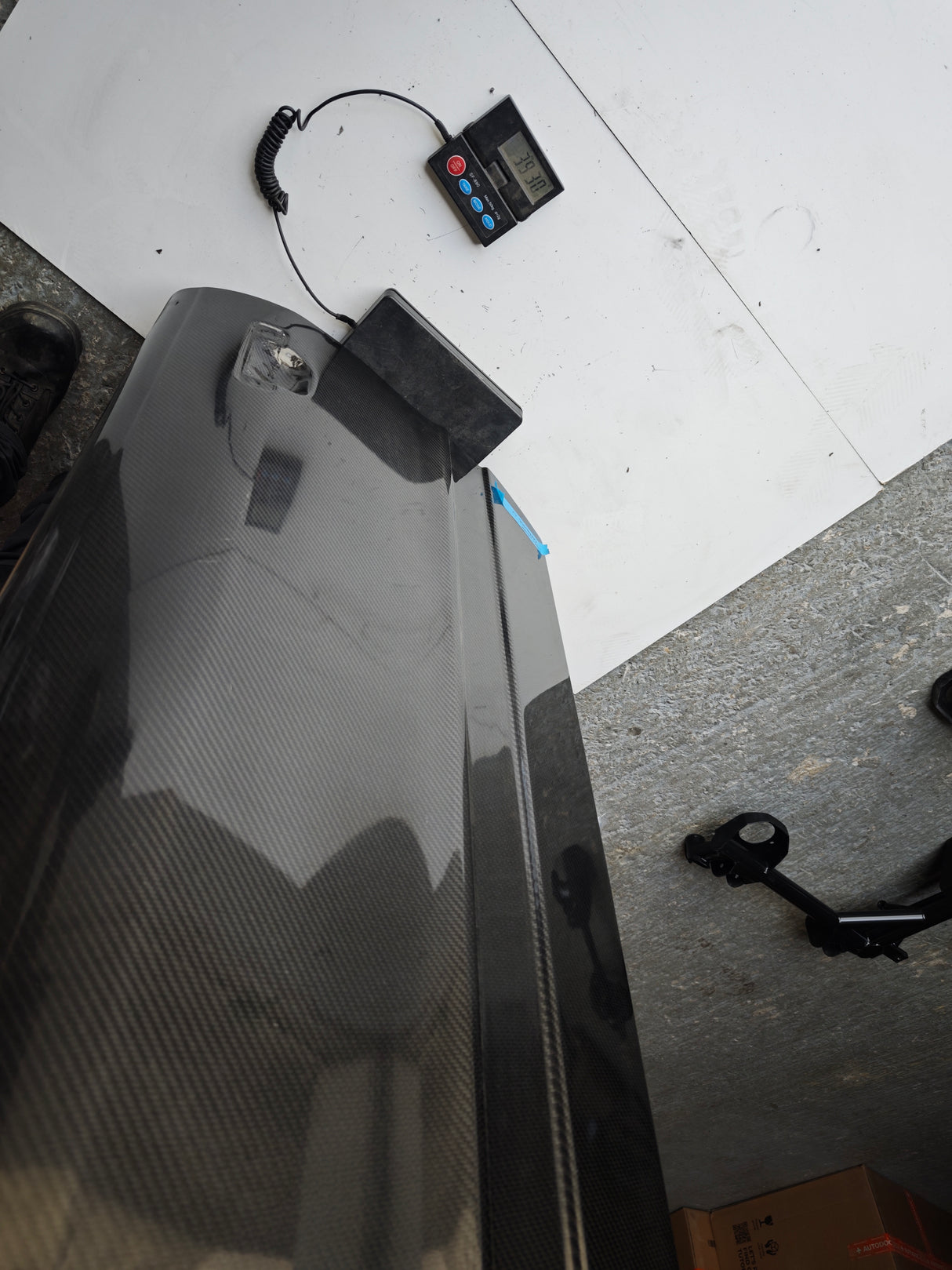 Audi S2 Coupé Carbontür rechts – Sichtcarbon – ultraleicht ca. 4 kg