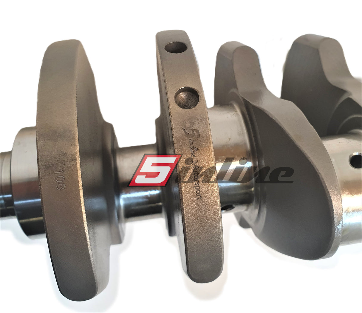 Motorsport billet crankshaft 92.8mm stroke 5-cyl 20V 2.5L high-revving, milled from solid material