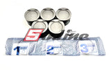 KIT Motorsport Kolben 5inline 81.5/ 82/ 82.5/ 83mm + Motorsport H-Schaft Pleuel 144 / 22mm 8,5:1 verdichtet für Serienblock + 92,8mm Kurbelwelle