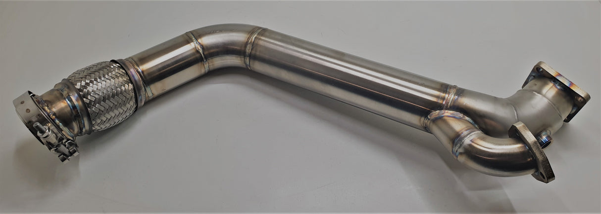 Hosenrohr / Downpipe Audi S2 / RS2 / S4 / S6 / 200 20V 76mm inkl. V-Band + Flex Rohr