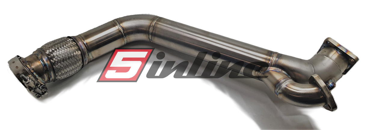 Y-pipe / downpipe Audi S2 / RS2 / S4 / S6 / 200 20V 76mm incl. V-band for OEM /RS2 manifold