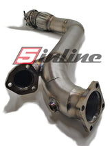 Y-pipe / downpipe Audi S2 / RS2 / S4 / S6 / 200 20V 76mm incl. V-band for OEM /RS2 manifold