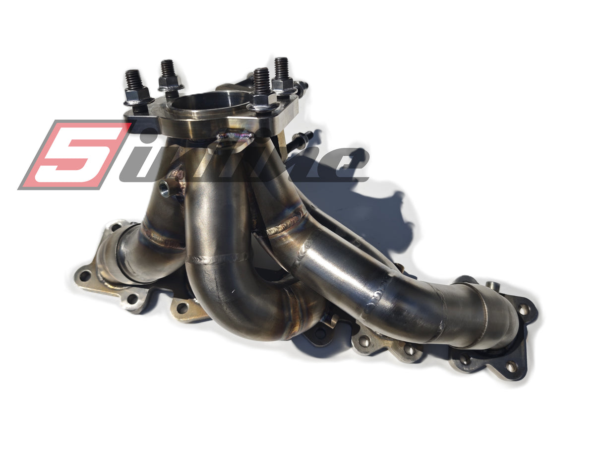 Abgaskrümmer / Rohrkrümmer 20V Turbo, hochtemperaturfest (1x / 6x EGT Sonden) V-Band / V-Band