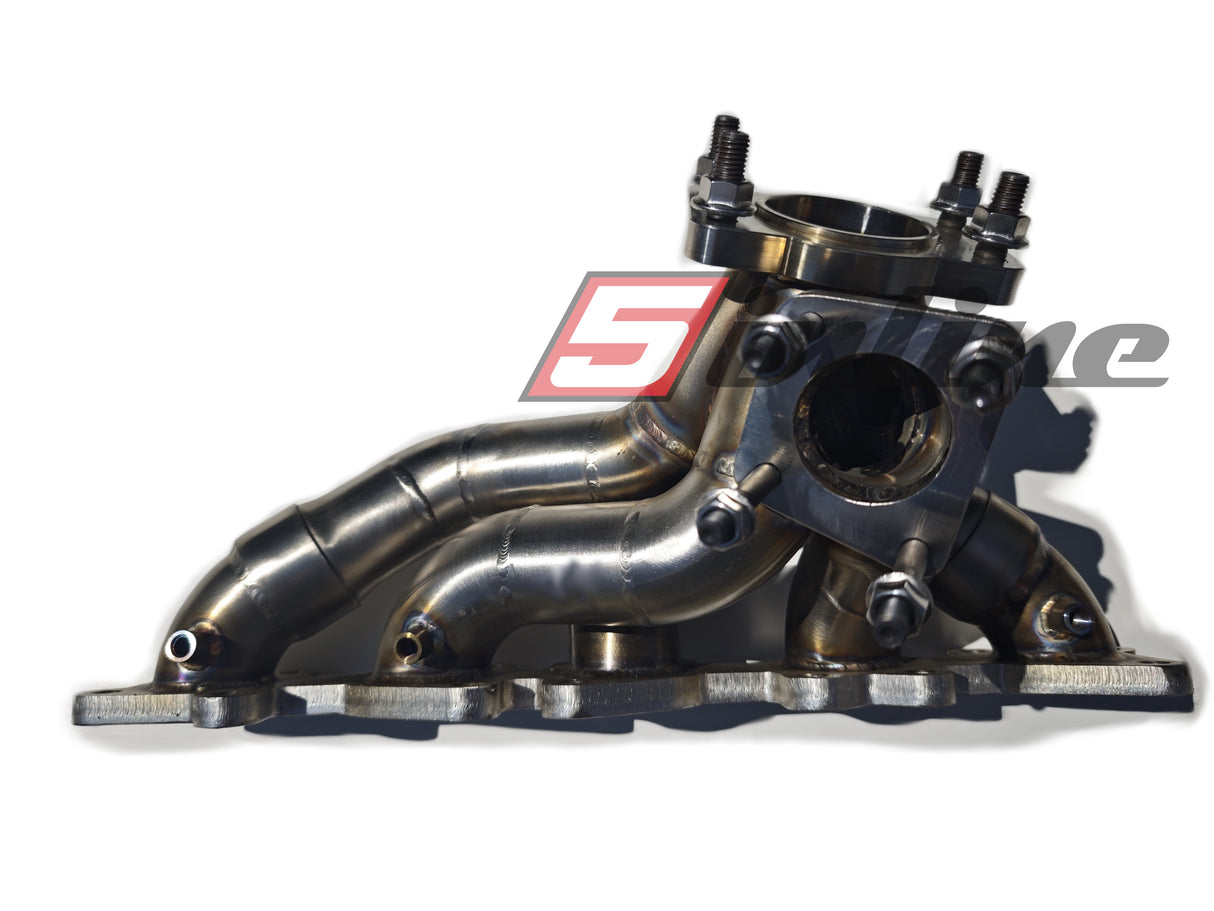 Abgaskrümmer / Rohrkrümmer 20V Turbo, hochtemperaturfest (1x / 6x EGT Sonden) V-Band / V-Band