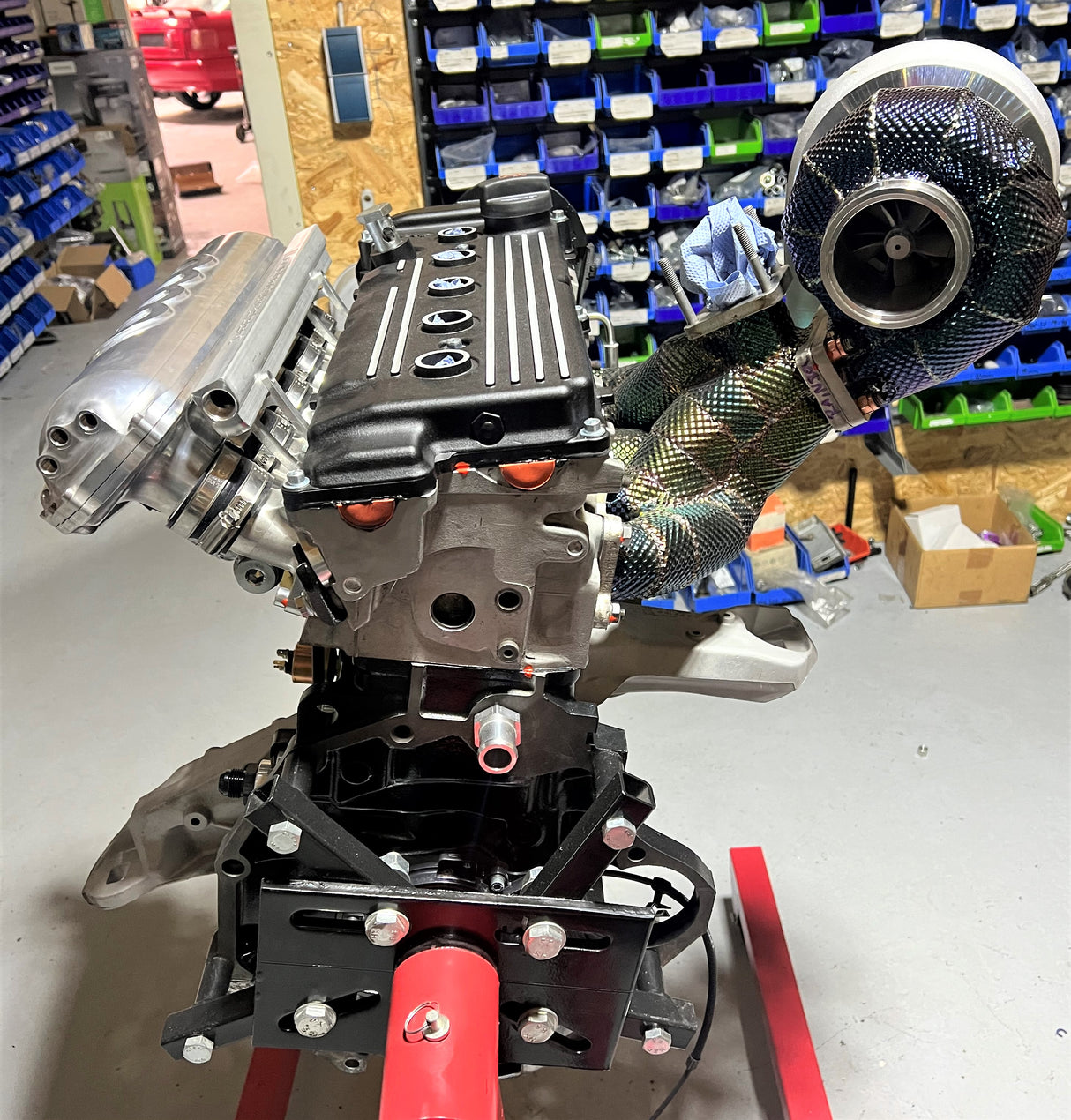 Neuer Komplettmotor 2,5L mit 92,8mm Billet Kurbelwelle mech. Kopf Audi S2 / RS2 / S4 / S6 / 200 20V / Urquattro / Sportquattro