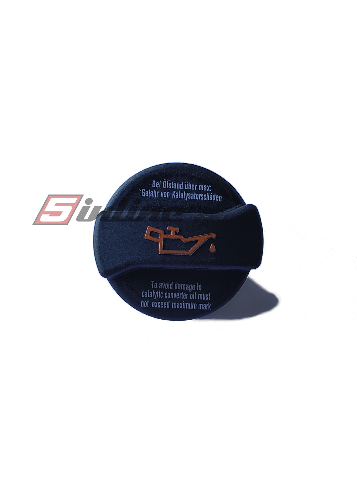 Oil cap closure oil filler neck for Audi