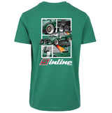 MEN'S WEAR T-Shirt 5inline Motorsport Kelly Green "MAKE OLD CARS FAST AGAIN"