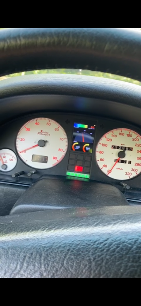 CAN-Checked-Display Umbau für Audi S2