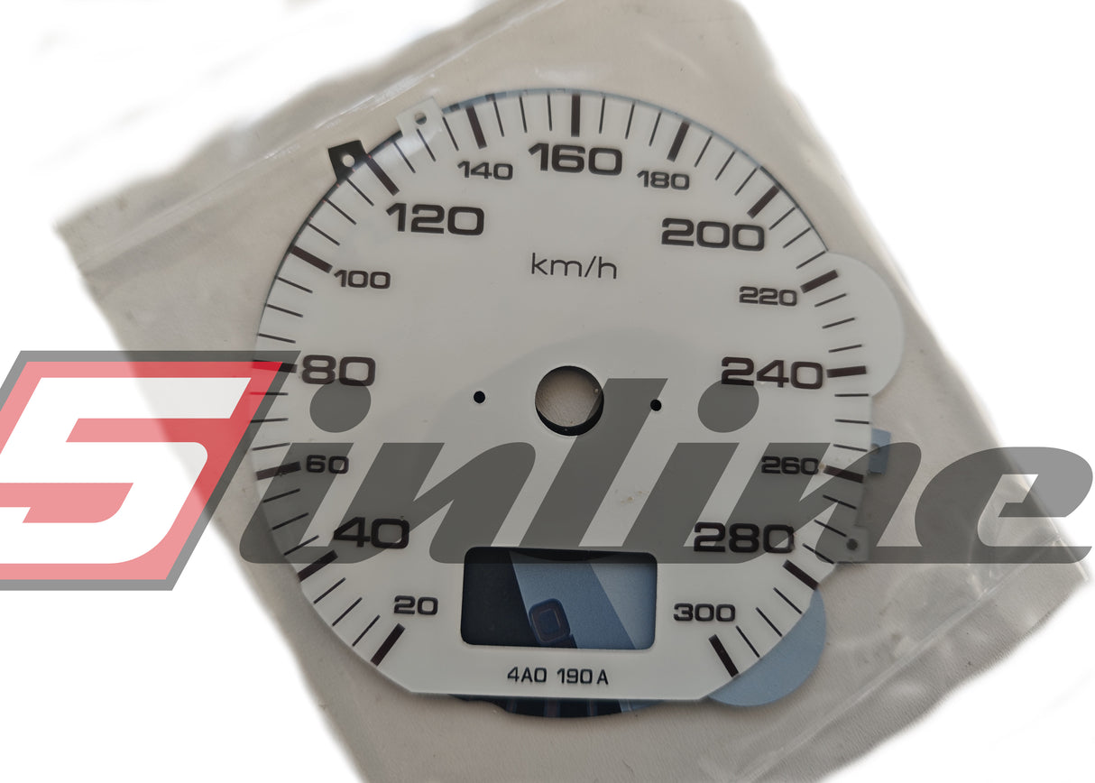 Speedometer discs Audi RS2 / S2 / S4 / S6 / 200 20V 300/320Km/h 8000-9500Rpm 5inline Motorsport